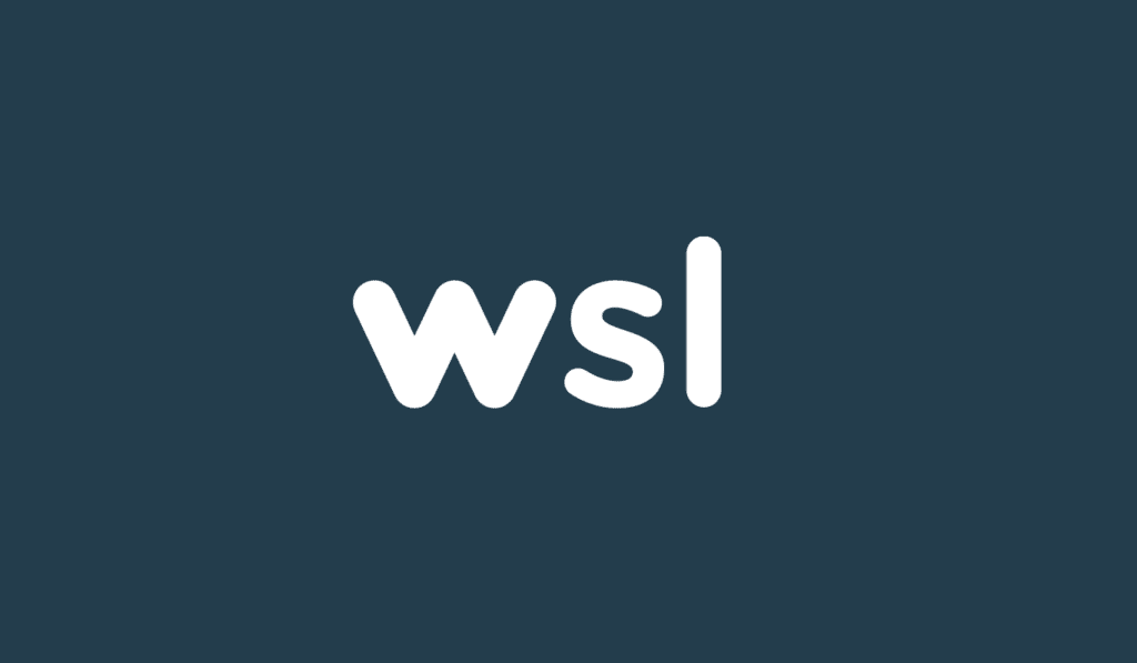 WSL White Condensed Logo